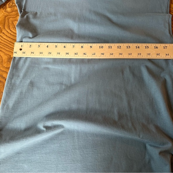 Frank & Eileen Hydrangea Nicole Popover Henley Jersey Dress. Size Medium. - Picture 5 of 8